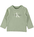 Calvin Klein Blússa - Monogram - Misty Vale