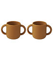 Liewood Becher - Silikon - Gene - 2er-Pack - Rabbit Mustard