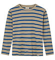 Mads Nørgaard Blouse - Rib - Tobino - Silver Sage/Midnight Navy