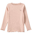 Sofie Schnoor Blouse - Rib - Ramitask - Leaf Light Rose