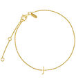 Design Letters Armband - J - 18 Karat vergoldet
