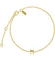 Design Letters Armband - M - 18 Karat vergoldet
