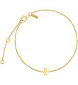 Design Letters Bracelet - R - 18K Gold Plated