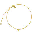 Bracelet Design Letters - S - Plaqué Or 18 carats