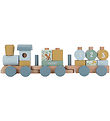 Little Dutch Stack train - Wood - 17 Parts - Forest Friends