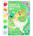 Tiger Tribe Colouring Set - Paint A Picture Set - Dinosaurs