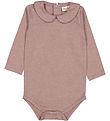 MarMar Bodysuit L/æ - Modal - Becka - Dusty Mauve Glitter