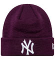 New Era Beanie - Knitted - New York Yankees - Purple
