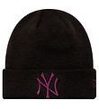New Era Beanie - Knitted - New York Yankees - Black/Purple