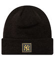 New Era Beanie - Knitted - New York Yankees - Metallic - Black