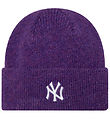 New Era Beanie - Wool - New York Yankees - Purple