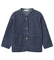 Lil' Atelier Jeansjacke - NmfLiva - Dark Denim/Heart Stickerei