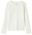 Name It Blouse - NmfSilke - Cloud Dancer