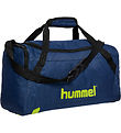 Hummel Sports Bag - Large - Core - Dark Denim/Lime Punch