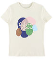 Calvin Klein T-Shirt - Multi Colour Grafik - Turteltaube