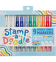 Ooly Double Sided Markers - 9 pcs - Stamp-A-Doodle
