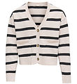 Kids Only Cardigan - Knitted - KogAma - Birch/Black