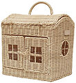 OYOY Storage Basket - House - 33x25x34 cm - Nature