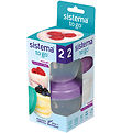 Sistema Containers - Yogurt 2-Pack - 150 mL - Turquoise/Purple