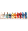 Kinder and Kids Lboard w. Numbers and Forms - Wood