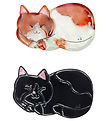 Mimi & Lula Haarspange - 2er-Pack - 5 cm - Schlafender CAT Welpe