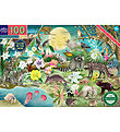 Eeboo Jigsaw Puzzle - 100 Bricks - Glow-In-The-Dark Nocturnal