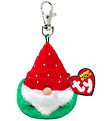 Ty Keychain w. Soft Toy - Beanie Boos - 9 cm - Topsy