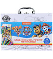 Alvilda Cardboard Suitcase - Paw Patrol - Paint Yourself Cardboa
