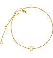 Bracelet Design Letters - D - Plaqué Or 18 carats