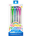 Ooly Ballpoint pens w. Fruit scent - Metallic - 6 pcs - Yummy+ Y