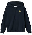 Name It Cardigan w. Hood - NkmVallen - Dark Sapphire/Explore