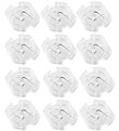 Jippies Socket fuses - Rotating - 12 pcs - Transparent