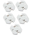 Jippies Socket fuses - Rotating - 5 pcs - White