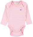 GANT Bodysuit L/æ - Shield Striped - Blushing Pink