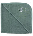 Nørgaard Madsens Hooded Towel - 100x100 cm - Green w. Lupper