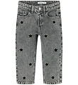 Name It Jeans - NmfBella Mamma - Medium+ Grey Gallaefni/Stjörnur