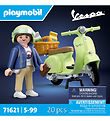 Vespa Playmobil - 1969 Vespa 150 Vert - 71621 - 20 Parties