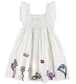 Stella McCartney Kids Dress - Ivory w. Embroidery