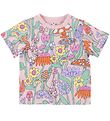 Stella McCartney Kids Stuttermabolur - Bleikt M. Prentað