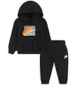 Nike Sweat Set - Black w. Orange