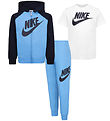 Ensemble de Jogging av. T-Shirt Nike - Baltique Blue/Noir