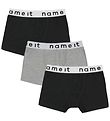 Name It Boxershorts - NkmBoxer - 3-pack - Zwart/Bright White Tai