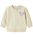Name It Cardigan - NbfVrillie - Summer Sand/Hearts