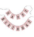 Design Letters Bunting Banner - 2 Flag I 1 - 11x16 cm - Pink