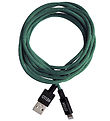 Design Letters Lightning Charging cable - iPhone - 1.85 M - Gree