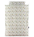 Nørgaard Madsens Bedding - Baby - White w. Work machines