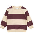 The New Siblings Sweatshirt - TnsMiran - Crushed Berry Striped
