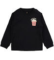 The New Siblings Blouse - TnsMalcom - Black Beauty w. Popcorn