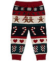 Siblings Pantalon The New - TnsHoliday - Tricoté - Rouge/Marine