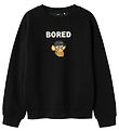 LMTD Sweatshirt - NlmAbrosso BoredOFD - Black w. Print